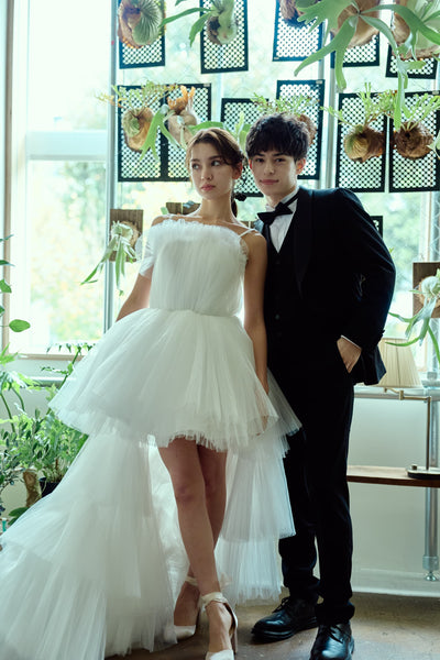 スリーピース メンズスーツ タキシード フォーマルブラック(M20)