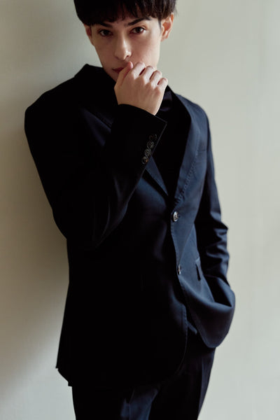 スリーピース メンズスーツ テーラードタキシード ブラック(M21)