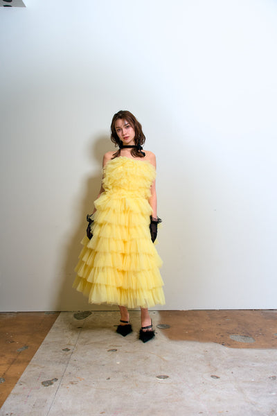 フリル ティアードドレス(W369)