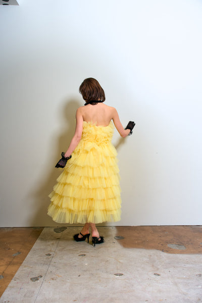 フリル ティアードドレス(W369)