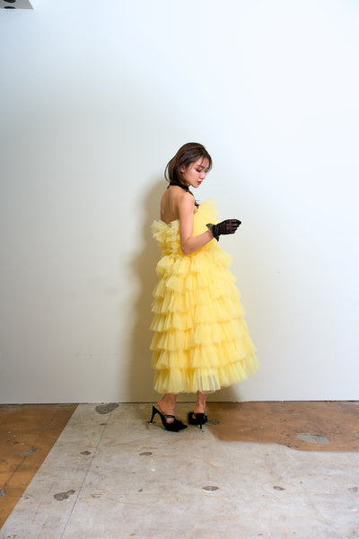 フリル ティアードドレス(W369)