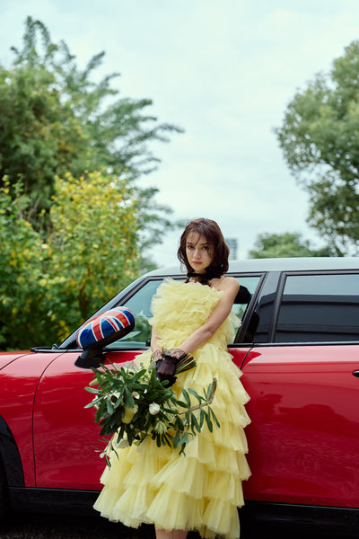 フリル ティアードドレス(W369)