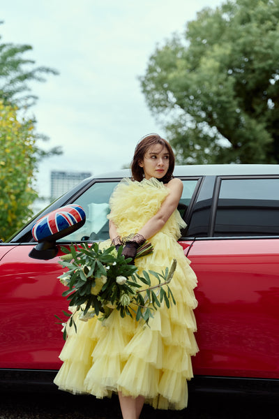 フリル ティアードドレス(W369)