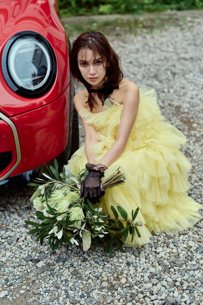 フリル ティアードドレス(W369)