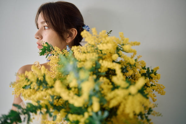 リボンショルダー フリルドレス(N02)