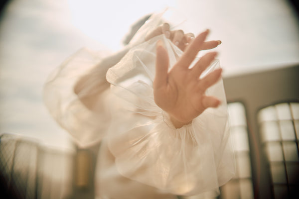 スクエアネック ロングスリーブドレス(N03)