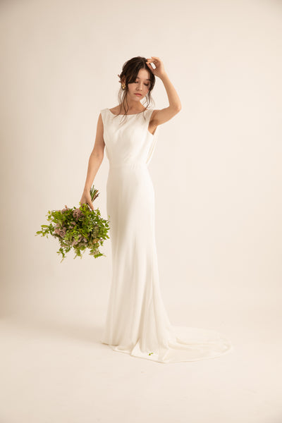 バックシャン ソフトマーメイドドレス(W190)