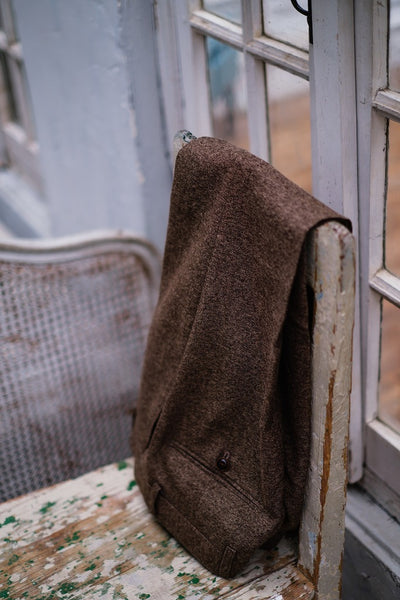 ツイード スリーピース メンズスーツ タキシード(M05)