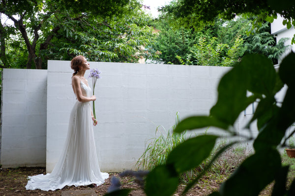 ボレロ付き プリーツ キャミソールドレス(W239)