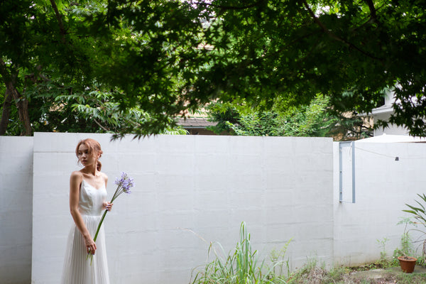 ボレロ付き プリーツ キャミソールドレス(W239)