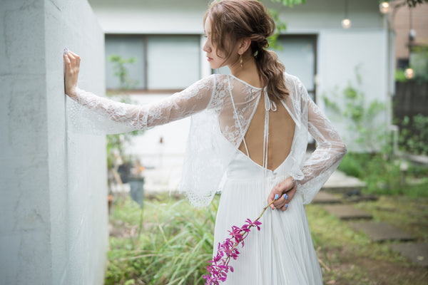 ボレロ付き プリーツ キャミソールドレス(W239)