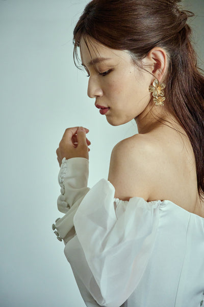 ロングスリーブ ソフトマーメイドドレス(W276)