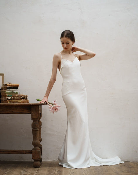 バッククロス キャミソールドレス(W261)