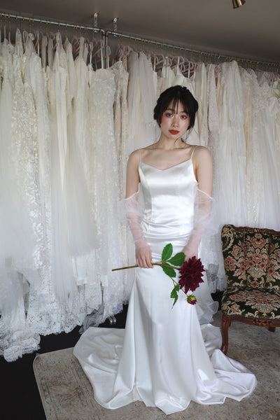 2way ロングスリーブ キャミソールドレス(W310)