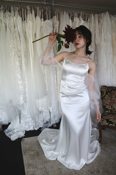 2way ロングスリーブ キャミソールドレス(W310)