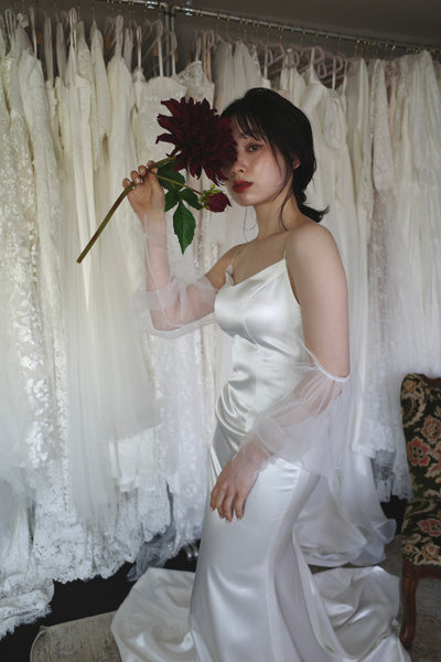 2way ロングスリーブ キャミソールドレス(W310)