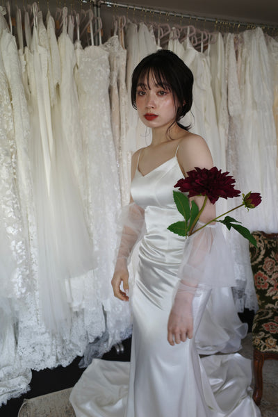 2way ロングスリーブ キャミソールドレス(W310)