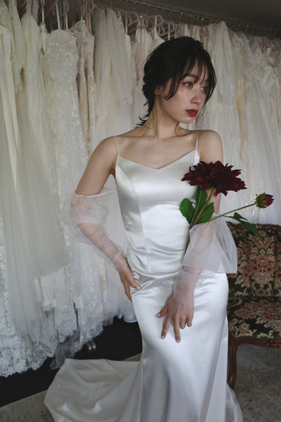 2way ロングスリーブ キャミソールドレス(W310)