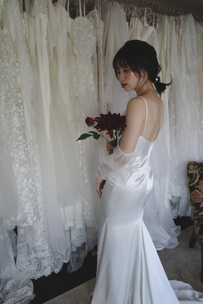 2way ロングスリーブ キャミソールドレス(W310)