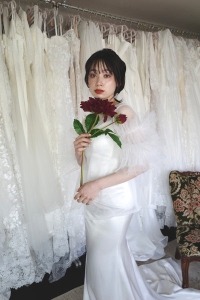 フリルスリーブ トップス(W308)