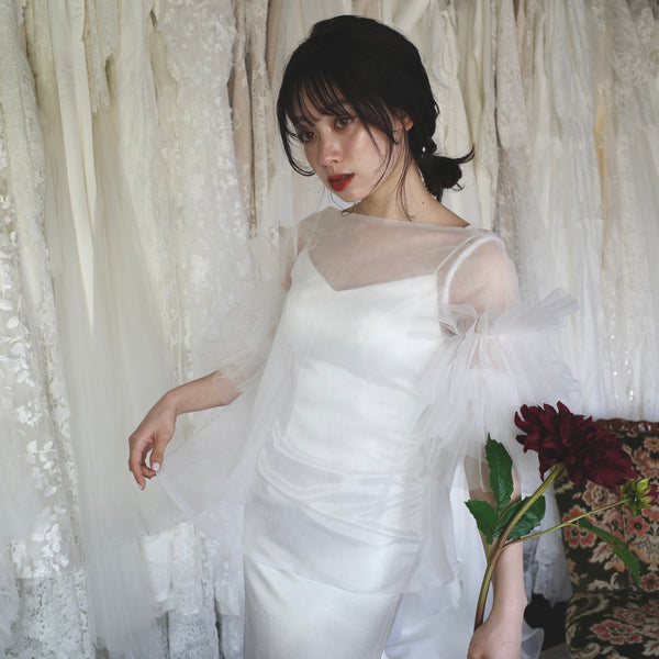 フリルスリーブ トップス(W308)