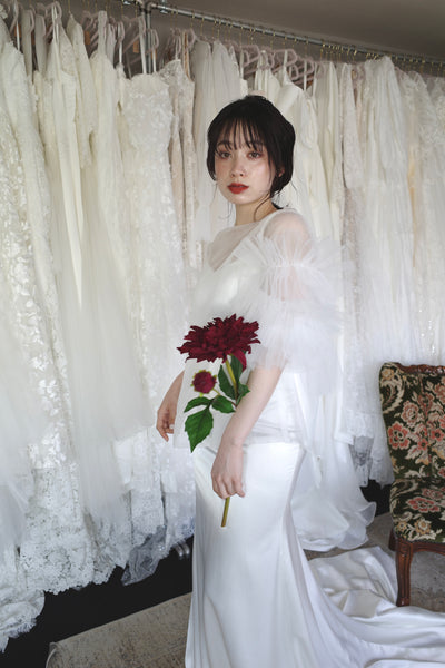 フリルスリーブ トップス(W308)