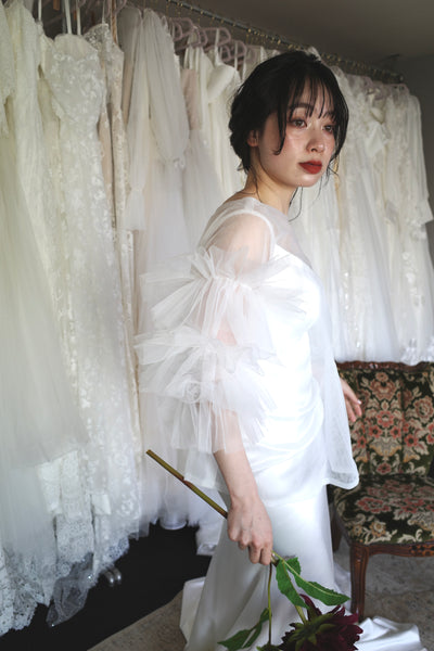 フリルスリーブ トップス(W308)