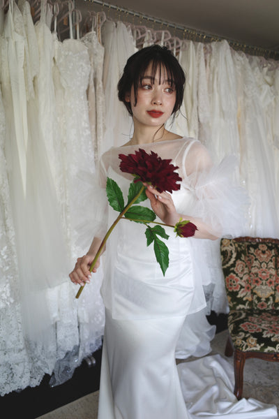 フリルスリーブ トップス(W308)