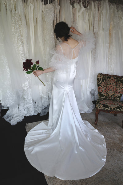 フリルスリーブ トップス(W308)