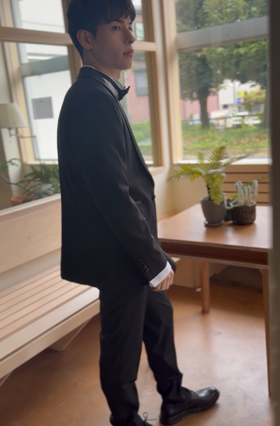 スリーピース メンズスーツ タキシード フォーマルブラック(M20)