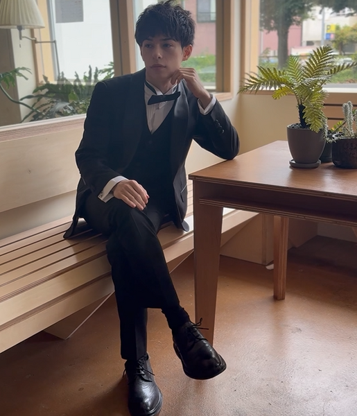 スリーピース メンズスーツ タキシード フォーマルブラック(M20)