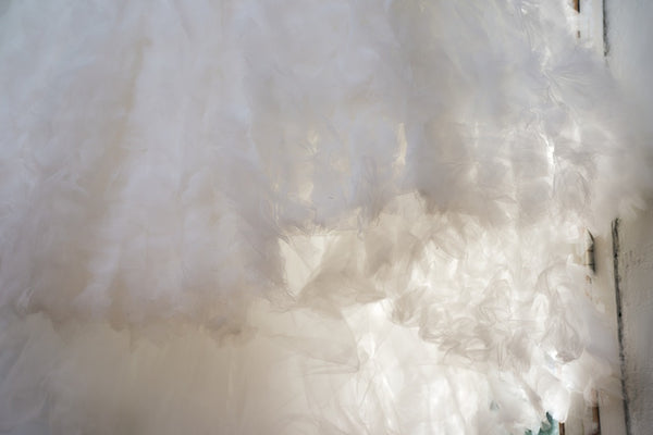 オフショルダー ボリュームフリルドレス(W342)