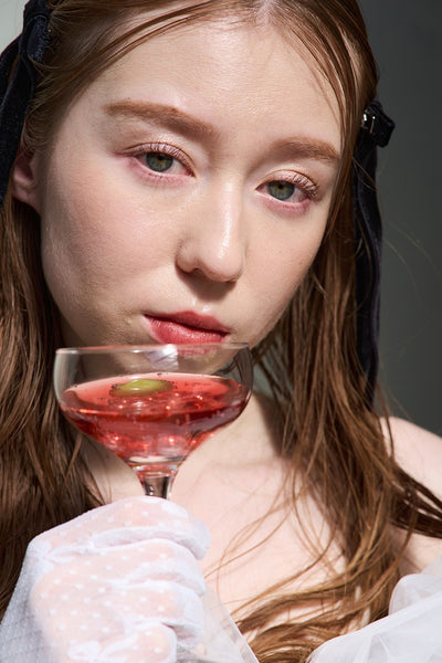 チュールショルダー ソフトマーメイドドレス(W341WH)