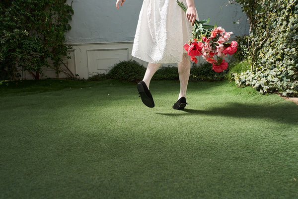 ジャガード パフスリーブ ミニドレス(W339)