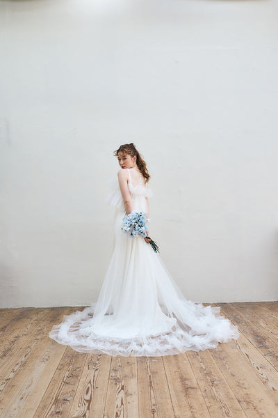 2way フリル ノースリーブ レイヤードドレス(W346)