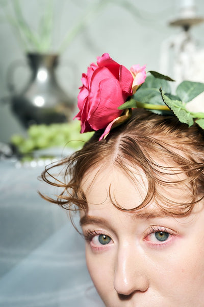 2way フリル ノースリーブ レイヤードドレス(W346)