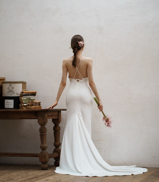 バッククロス キャミソールドレス(W261)