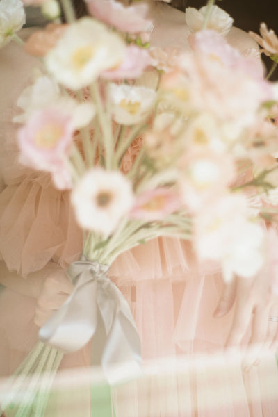 フリル チュールドレス コーラルピンク(W347CP)