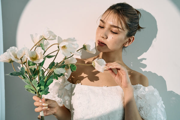 2way 総レース パフスリーブドレス(W295)