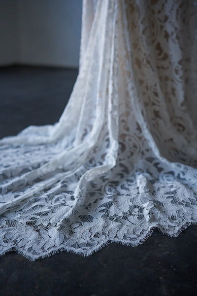 バックV レース スレンダードレス(W27)