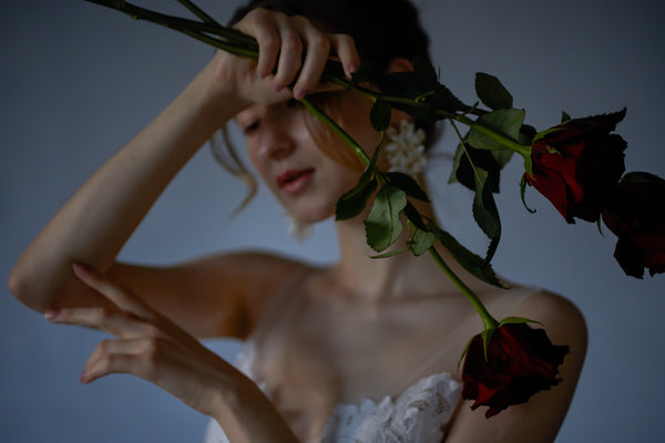 バックV レース スレンダードレス(W27)