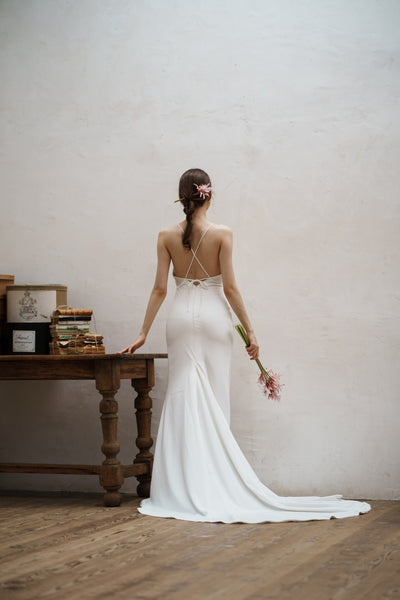 バッククロス キャミソールドレス(W261)