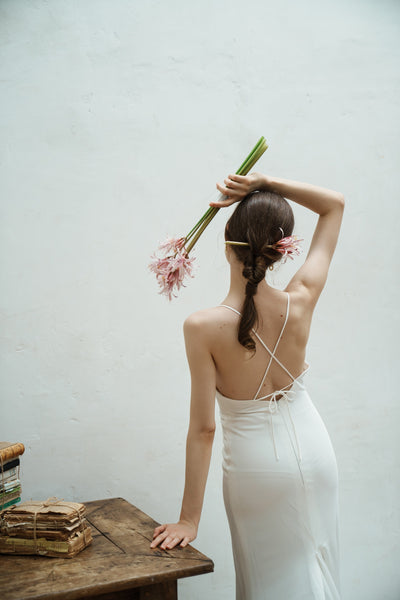 バッククロス キャミソールドレス(W261)