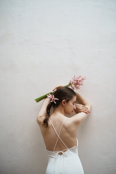 バッククロス キャミソールドレス(W261)