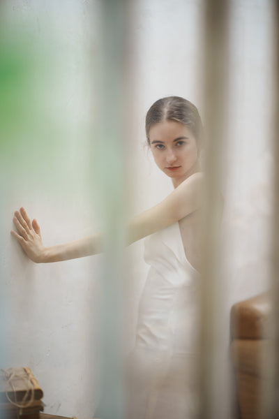 バッククロス キャミソールドレス(W261)