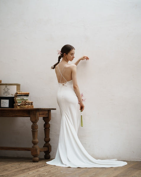 バッククロス キャミソールドレス(W261)