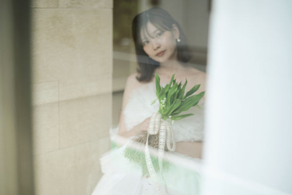 フリル チュールドレス ホワイト(W347WH)