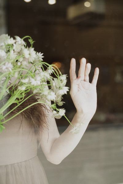 オーストリッチ フェザー チュールドレス(W348BR)