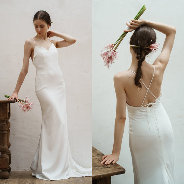 バッククロス キャミソールドレス(W261)