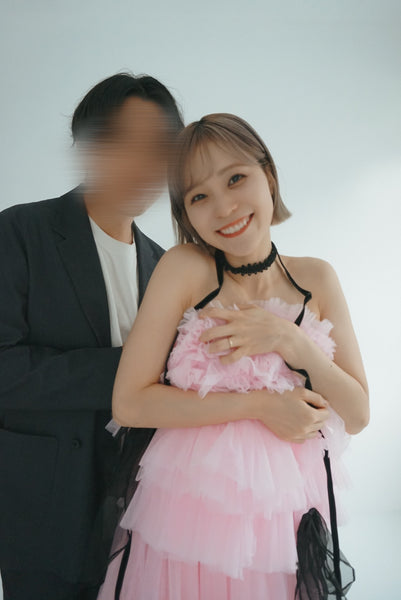 フリル チュールドレス リボンプラス ライトピンク(W347LP)